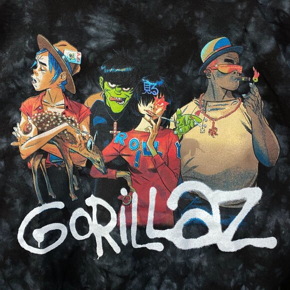Gorillaz Band Portrait Graphic Design T-Shirt XL - Picture 2 of 4